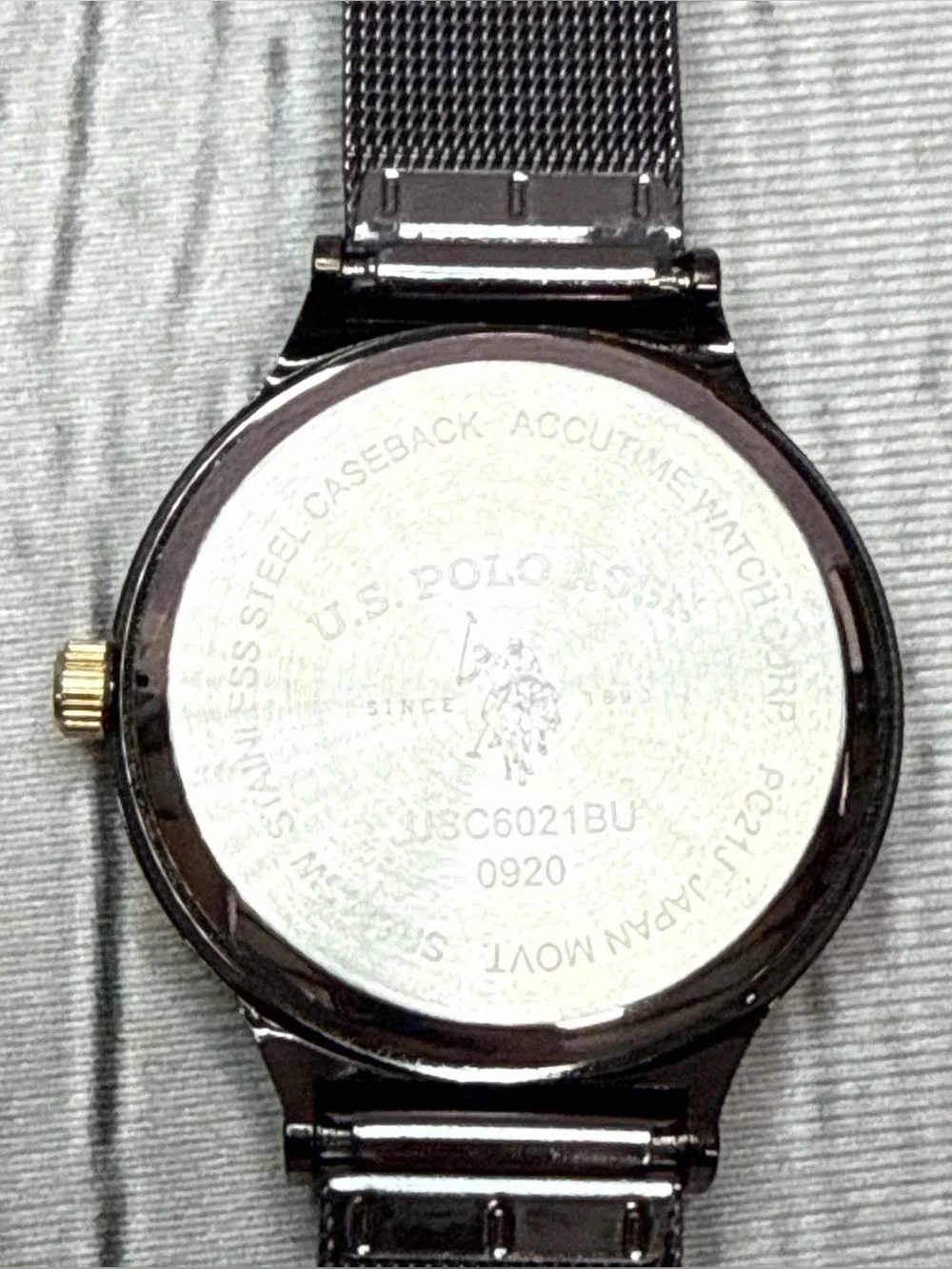 US Polo Assn. Mesh Band Watch